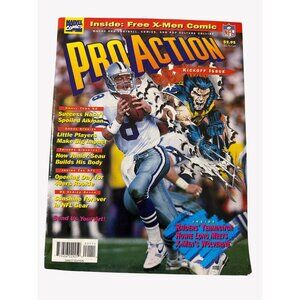 Vintage‎ 1994 Pro Action #1 NFL Marvel Comics X-Men Fleer Ultra Trading Cards